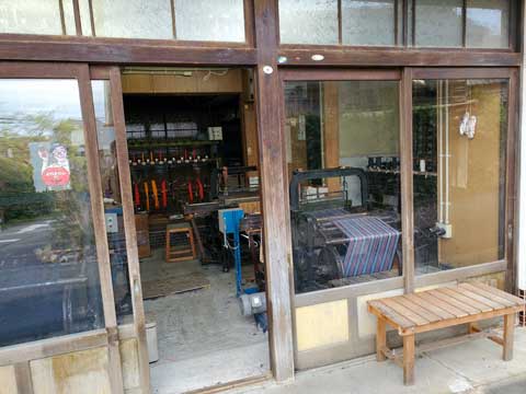 三重県伝統工芸品市木木綿織工場 三重県熊野市向井ふとん店