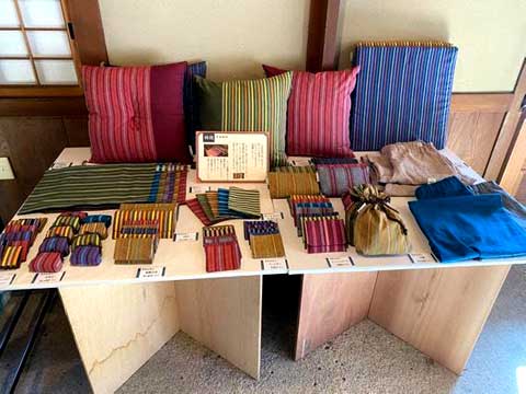 おかげ横丁「藍染ともめん展」 三重県伝統工芸品市木木綿