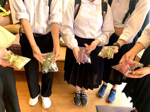 市木木綿香り袋