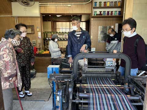 市木木綿工場見学ツアー 三重県熊野市向井ふとん店