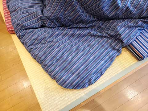 市木木綿手作りこたつ布団 三重県熊野市向井ふとん店