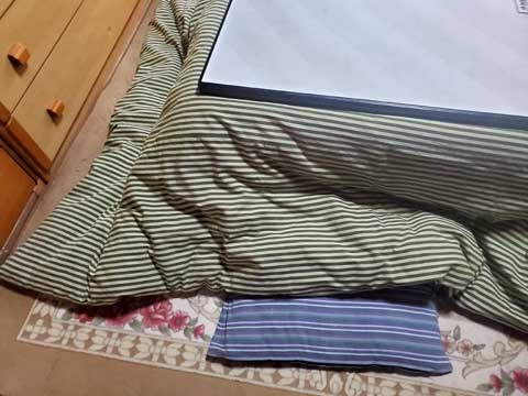 市木木綿手作りこたつ布団 三重県熊野市向井ふとん店