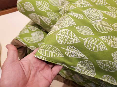 手作りコタツ布団カバー 三重県熊野市向井ふとん店