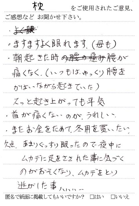 快眠の為のオーダー枕、,三重県熊野，尾鷲、紀北町、紀宝町、南伊勢、御浜町、大紀町、志摩市、伊勢市、和歌山県の新宮市、那智勝浦町、田辺市、串本町、白浜町、古座川町、太地町、すさみ町，
