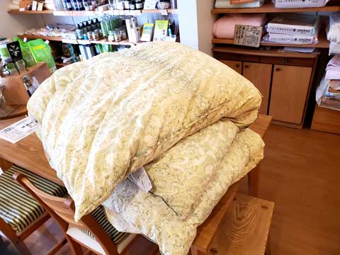 羽毛布団リフォーム事例 三重県熊野市向井ふとん店