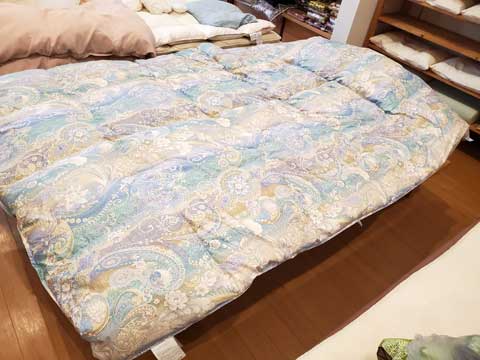 羽毛布団リフォーム事例 三重県熊野市向井ふとん店