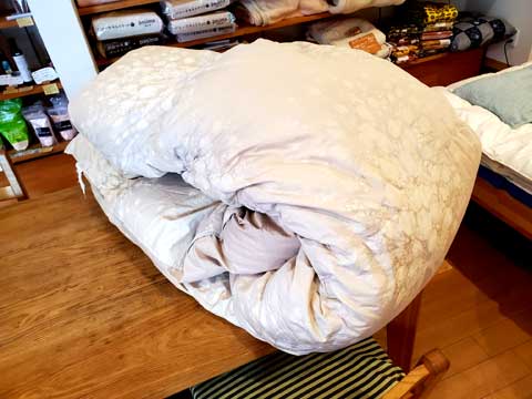 羽毛布団リフォーム 三重県熊野市向井ふとん店