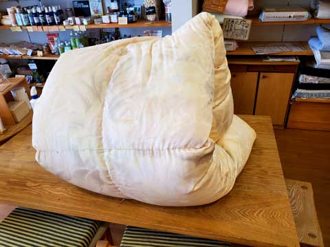 羽毛布団リフォーム 三重県熊野市向井ふとん店