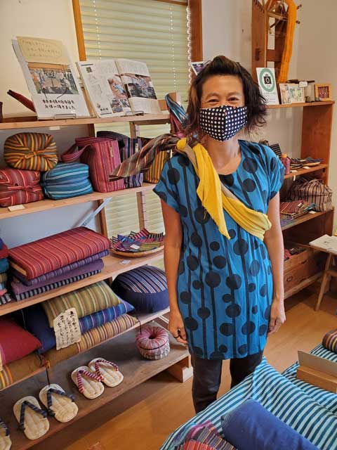 筏師 うちがい袋 北山 市木木綿