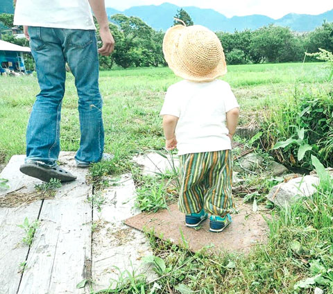 市木木綿 手作り パンツ