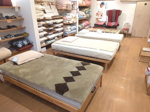 マットレス、ベッドの下見は大切です
