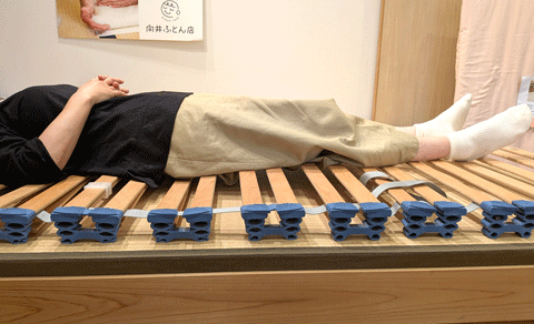 朝起きると首肩腰が痛い方におすすめのマットレス、ベッドの店　三重県熊野市向井ふとん店