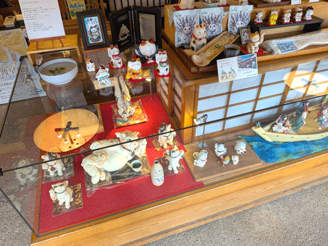 伊勢福おかげ横丁「招福茶屋」　三重県伝統工芸品市木木綿織元向井ふとん店