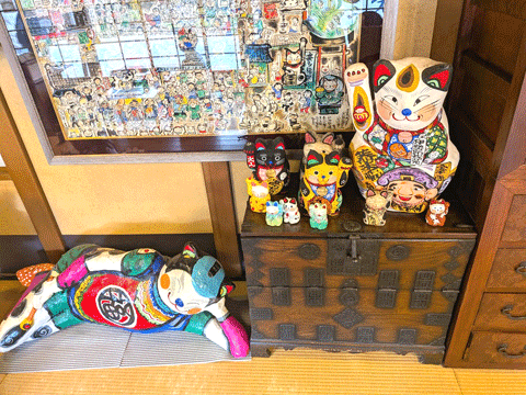 伊勢福おかげ横丁「招福茶屋」　三重県伝統工芸品市木木綿織元向井ふとん店