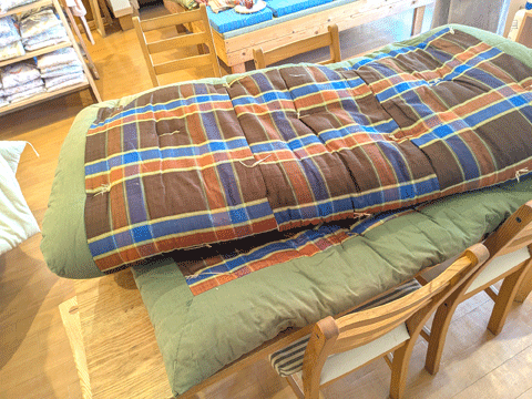 奈良県吉野からご注文、布団打ち直し　三重県熊野市向井ふとん店