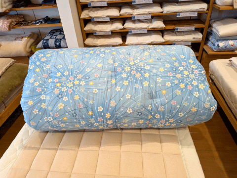 オーダーメイド手作り敷布団セミダブルサイズ　三重県熊野市向井ふとん店