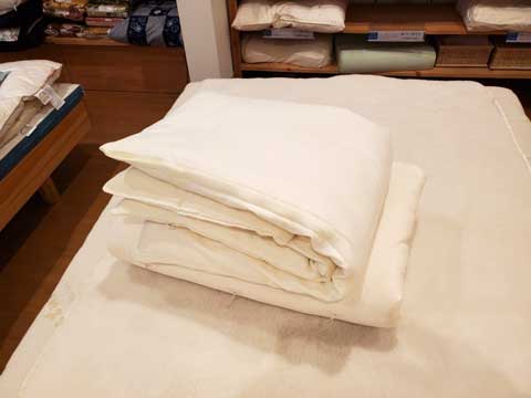 愛知県からご注文、手作りベビー敷布団 三重県熊野市向井ふとん店