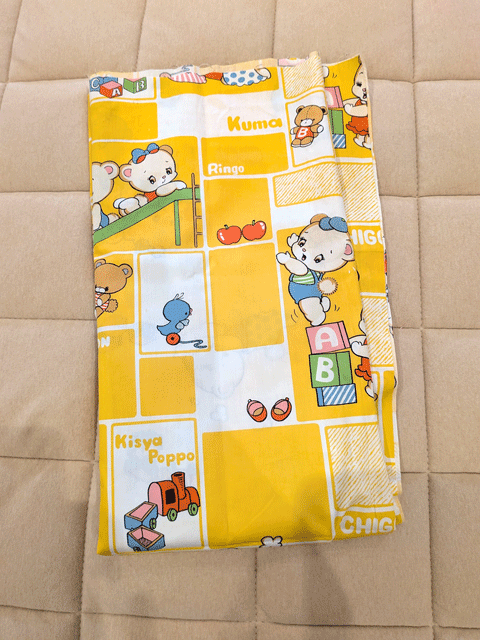 持ち込み生地で手作りベビー布団 三重県熊野市向井ふとん店
