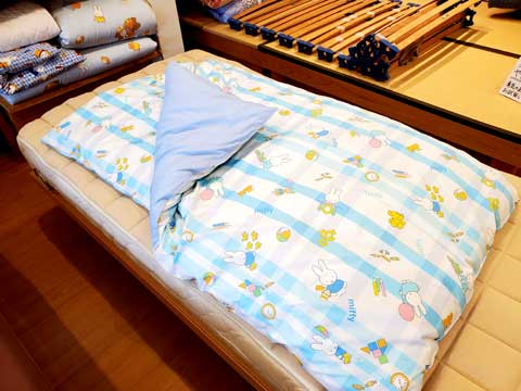 手作りのお昼寝布団 三重県熊野市向井ふとん店
