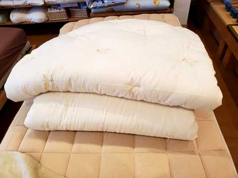 手作りお昼寝布団三 重県熊野市向井ふとん店