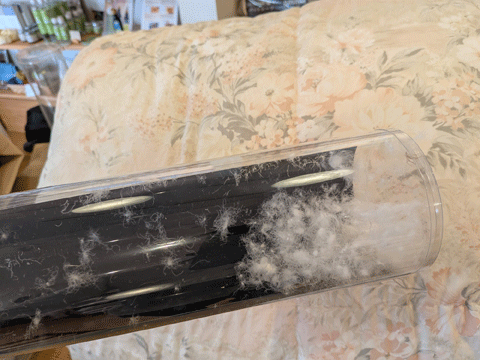 尾鷲市からご来店、羽毛布団仕立て替え 三重県熊野市向井ふとん店