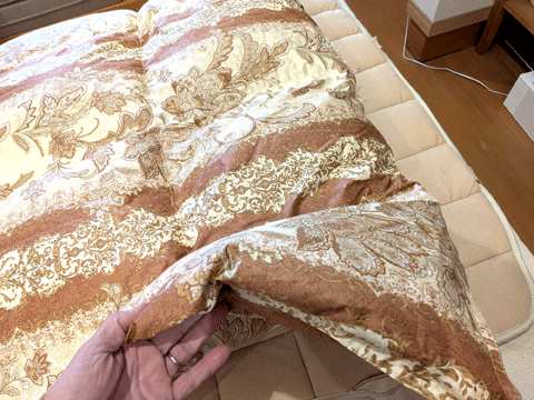 羽毛布団リフォーム事例 三重県熊野市向井ふとん店