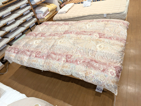 奈良県宇陀市からご注文、羽毛ふとん仕立て替えリフォーム　三重県熊野市向井ふとん店