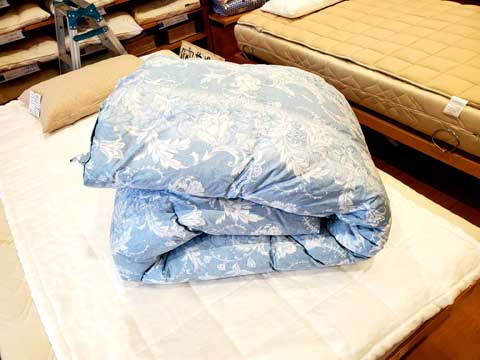 羽毛布団リフォーム仕立替え事例 三重県熊野市向井ふとん店