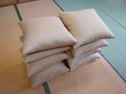 オーダーメイド打ち直し綿入り手作り座布団　三重県熊野市向井ふとん店