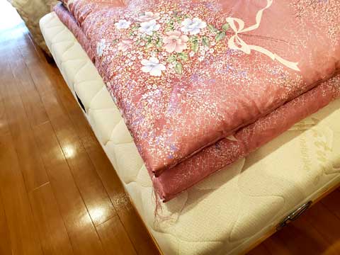 布団干しが楽な打ち直し軽い敷布団　三重県熊野市向井ふとん店