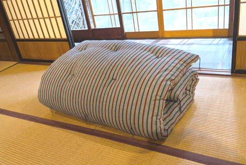 オーダーメイド市木木綿手作り敷布団　三重県熊野市向井ふとん店
