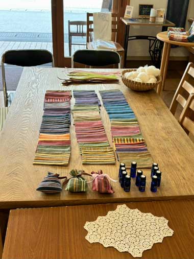 熊野古道インバウンドツアー市木木綿体験 三重県熊野市向井ふとん店