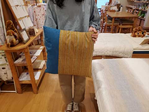 オーダーメイド市木木綿手作り座布団　三重県熊野市向井ふとん店