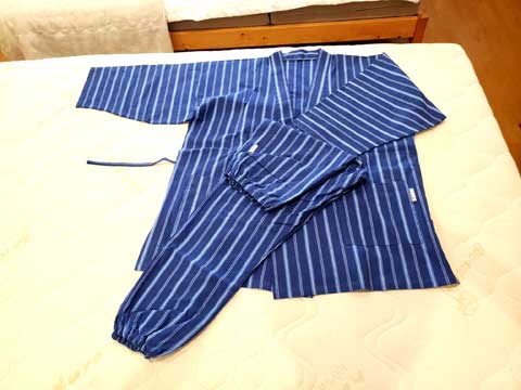 オーダーメイド市木木綿作務衣　三重県熊野市向井ふとん店