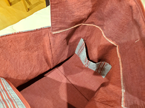 三重県伝統工芸品市木木綿剣道防具袋 向井ふとん店