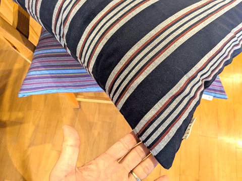 三重県伝統工芸品市木木綿手作り座布団　三重県熊野市向井ふとん店