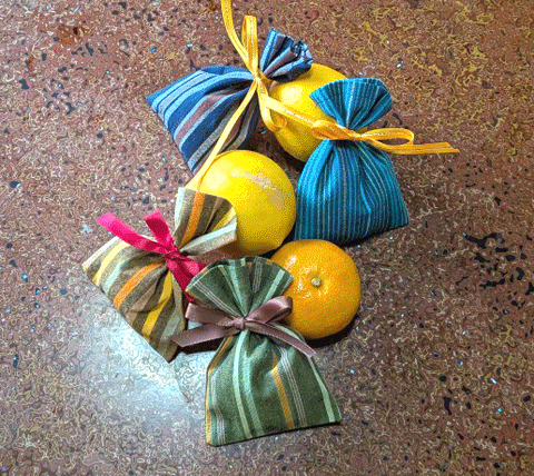 三重県伝統工芸品市木木綿香り袋 三重県熊野市向井ふとん店