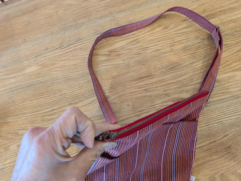 三重県伝統工芸品市木木綿バッグ　三重県熊野市向井ふとん店