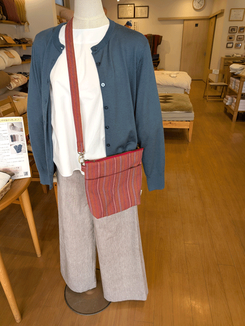 三重県伝統工芸品市木木綿バッグ　三重県熊野市向井ふとん店