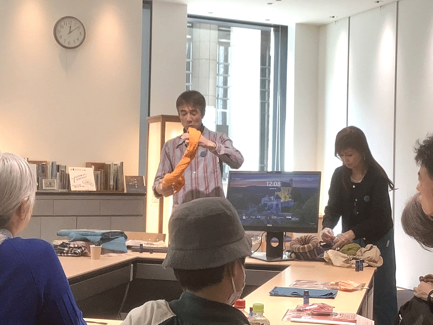 東京日本橋三重テラス市木木綿講座　三重県熊野市向井ふとん店