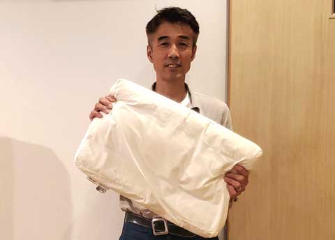 枕は、購入後の調整、点検も大切です